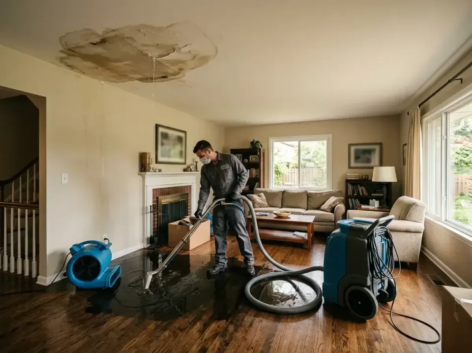 attic-pipe-burst-ceiling-drip-008 — frequently asked questions, Water Damage Restoration & Carpet Care in Windsor, CA